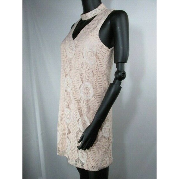 C Label High Chocker Crochet Lace Dress - Picture 4 of 12